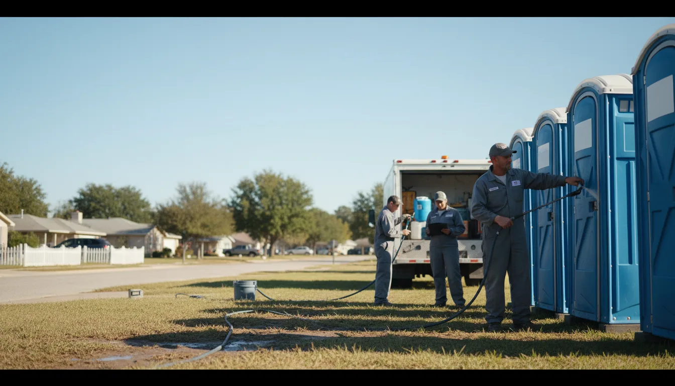 Long-Term Portable Toilet Rental in Cropsey, IL near me